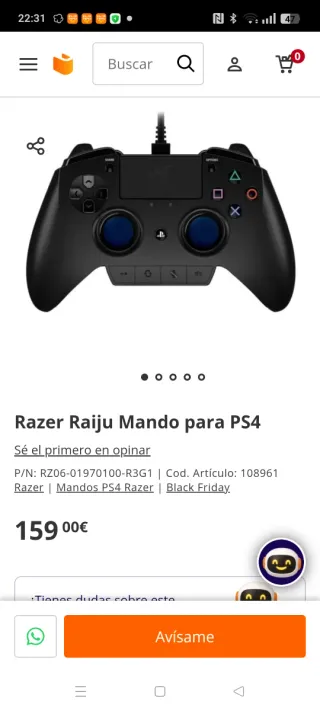 Mando Scuf PS4