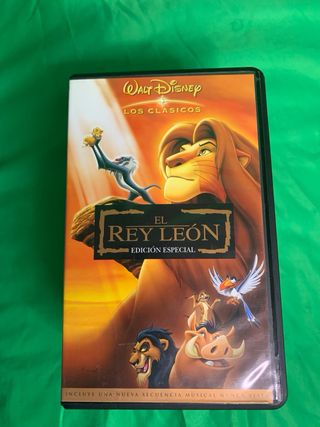 Lote 4 Películas VHS Disney Clásicos