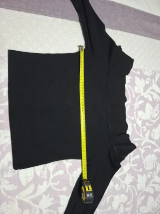 Lote Top Negro y Pantalón Beige