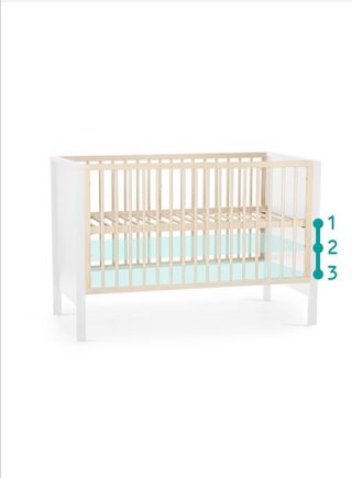 Cuna Kinderkraft Mia Blanca Convertible