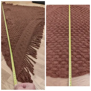 Sciarpa Lanvin vintage marrone