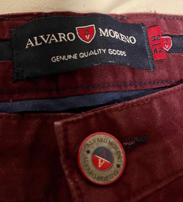 Pantalones Pitillo Rojos