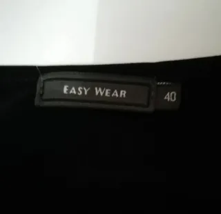 Vestido negro midi Nochevieja Talla 40