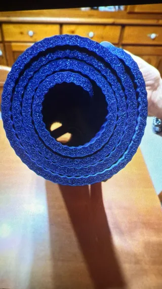 Tappetino fitness Decathlon blu