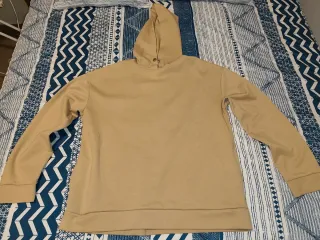 Sudadera con capucha beige Talla M