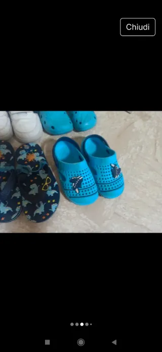 Set scarpe e ciabatte bimbo