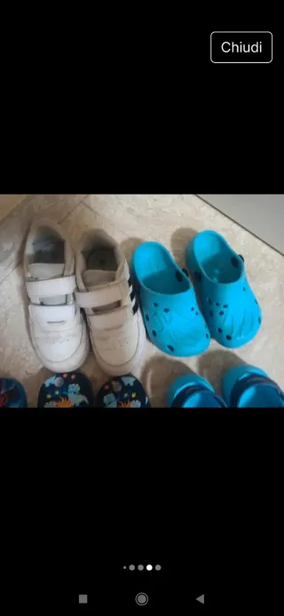 Set scarpe e ciabatte bimbo