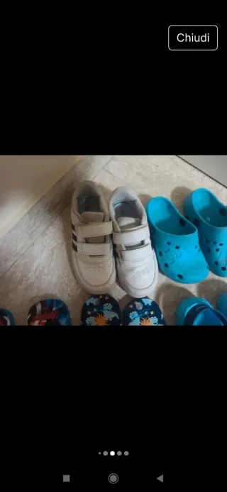 Set scarpe e ciabatte bimbo