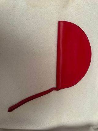 Billetero rojo abanico