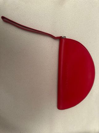 Billetero rojo abanico