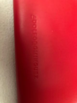 Billetero rojo abanico