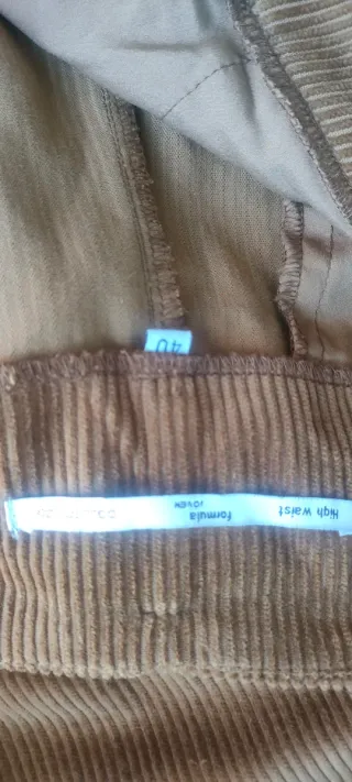 Pantalón pana marrón