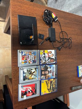 Consola PlayStation 2 con 5 juegos
