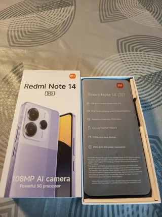 Xiaomi Redmi Note 14 5G negro
