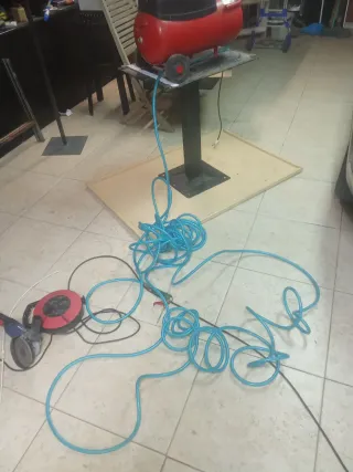 Compresor de aire con 30m de manguera
