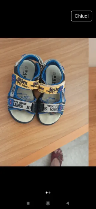 Sandali bimbo Rams n. 27