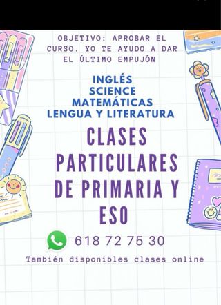 Clases particulares Fuenlabrada y alrededores.