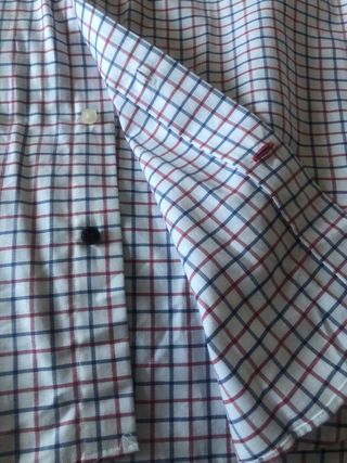 Camisa Tommy Hilfiger Fitted Blanca rayas azul roj