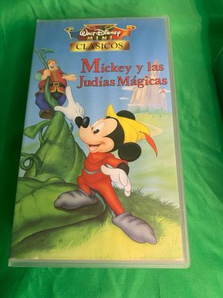 Lote 6 Películas VHS Disney Clásicos Español