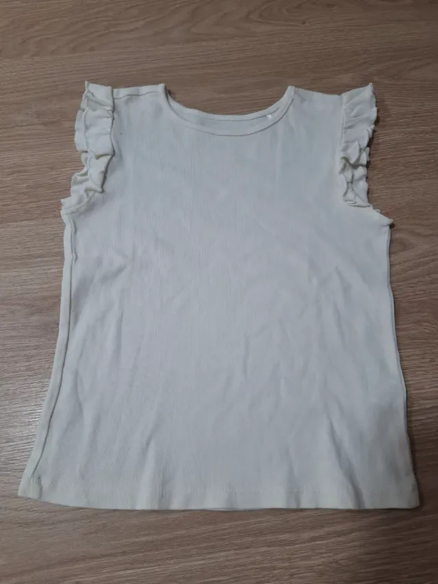 Camiseta niña volantes 6-7 años