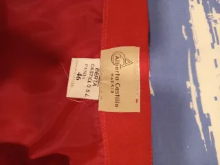 Falda larga juvenil fucsia