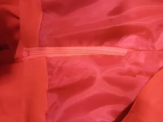 Falda larga juvenil fucsia