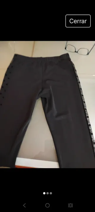 Leggings mujer lunares transparentes