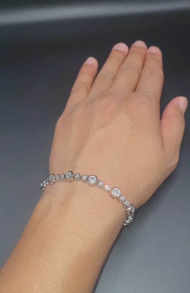 Pulsera Plata Ley 925 Circonitas