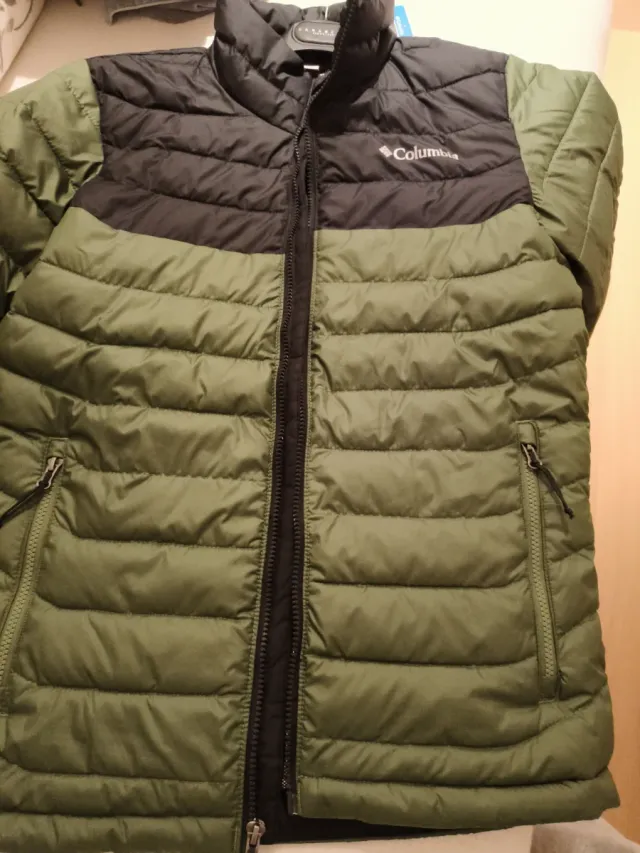 NUEVO Anorak Columbia Negro y Verde