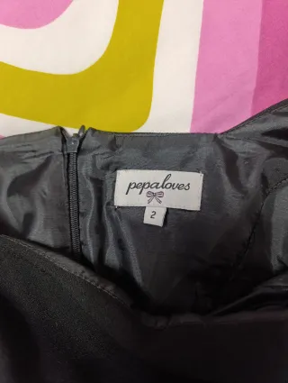 Vestido Negro Pepa Loves Talla S