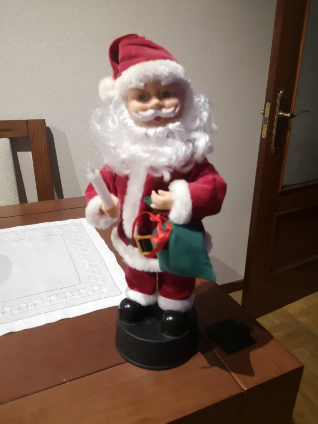 Papá Noel Musical con Luz