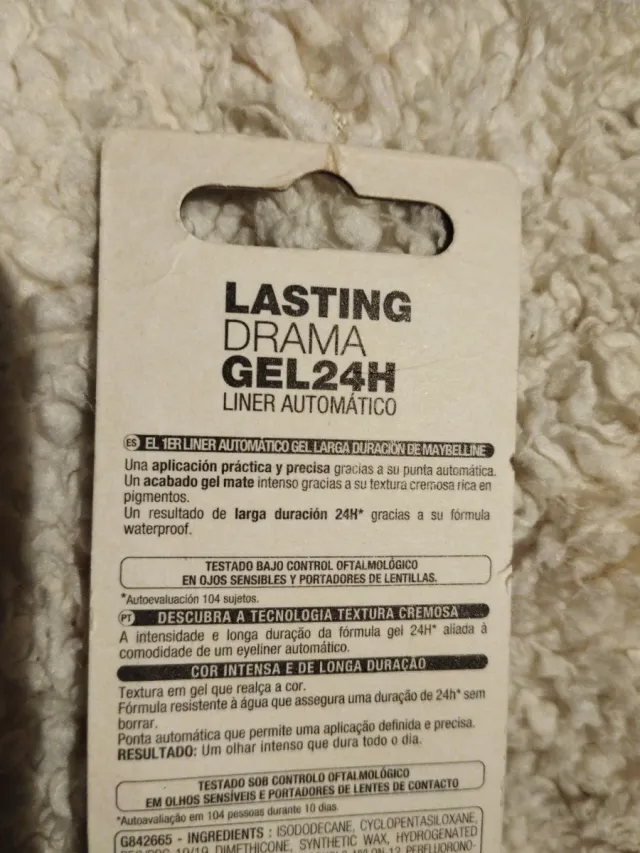 Maybelline Eyeliner Gel Lasting Drama 24h Negro