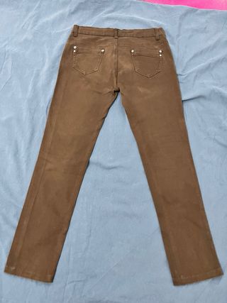 Pantalón mujer marrón