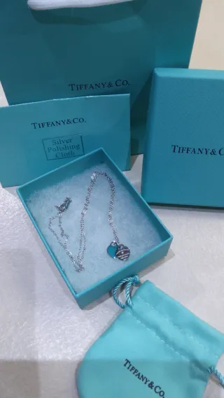 Collana Tiffany & Co. Cuore Blu Argento