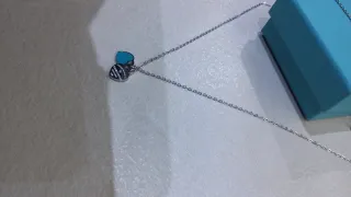 Collana Tiffany & Co. Cuore Blu Argento