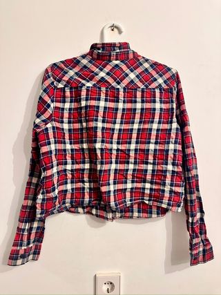 Camisa cuadros tipo leñadora HyM Talla 42