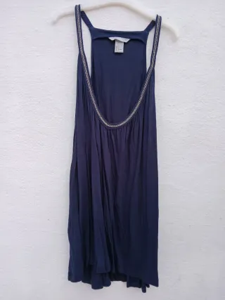 Camiseta tirantes H&M azul marino Talla L