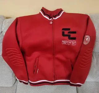 Chaqueta gasolina estilo hockey roja Talla XL