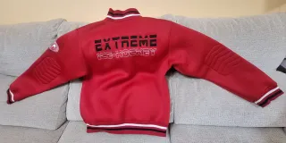 Chaqueta gasolina estilo hockey roja Talla XL