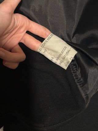 Chaqueta de cuero hombre