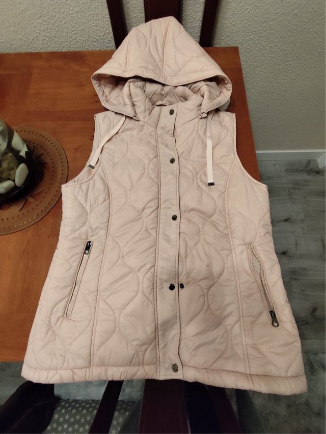 Giubbotto rosa con cappuccio Taglia L