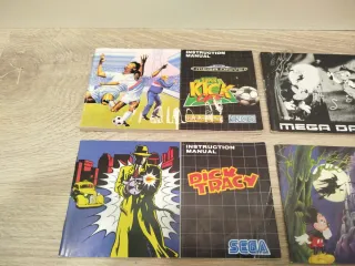 Lote 9 Manuales Mega Drive SEGA