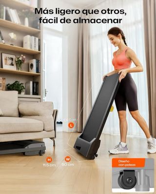 Cinta de correr portátil (con inclinación)