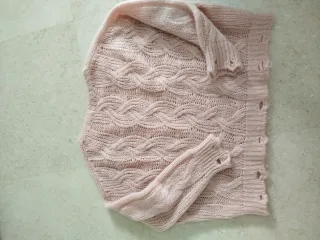 Maglioncino rosa modello scatola