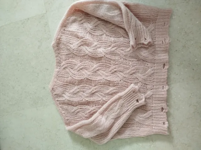 Maglioncino rosa modello scatola