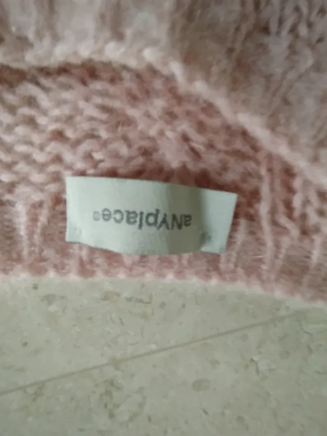 Maglioncino rosa modello scatola