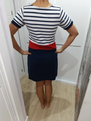 Vestido marinero lazo rojo talla S