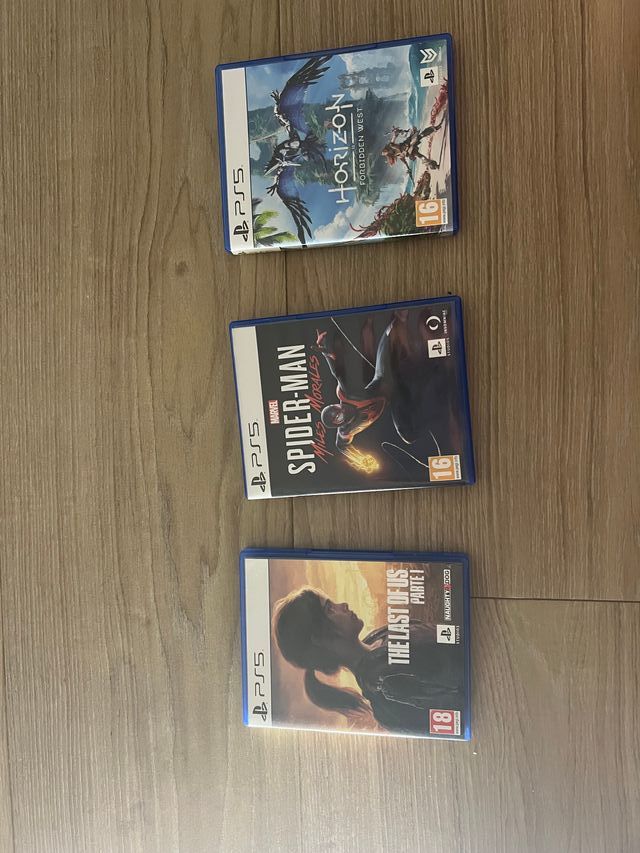 Pack 3 Juegos PS5: Horizon, Spider-Man, The Last o