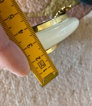 Posacenere Alabastro Anni '50 Foglia Oro