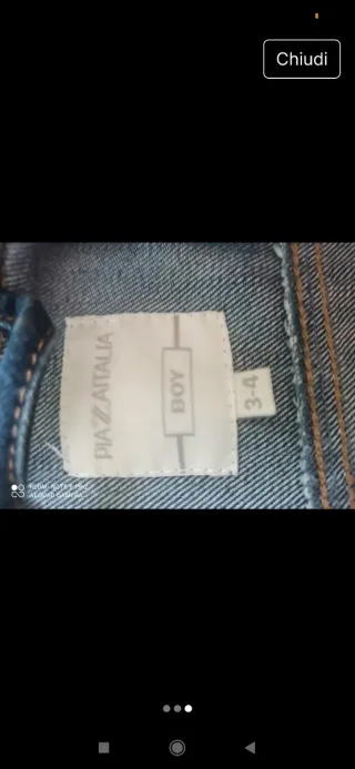 Giacca jeans bimbo Piazza Italia